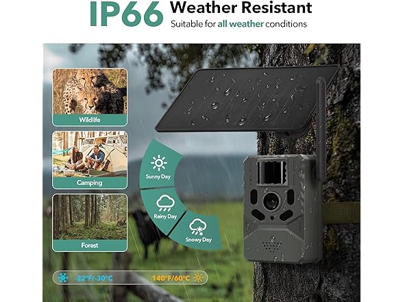 GLEEMALL 4G Cellular Trail Camera