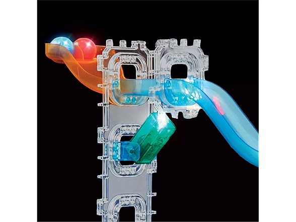 Discovery Marble Run Race Track – 92-Piece Light-Up