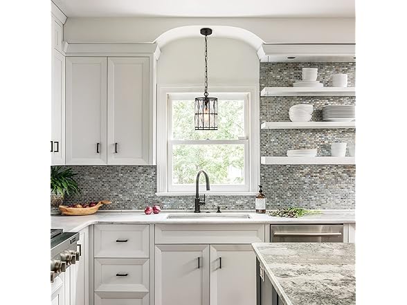 Savonnerie Crystal Pendant, 5.5" Dia