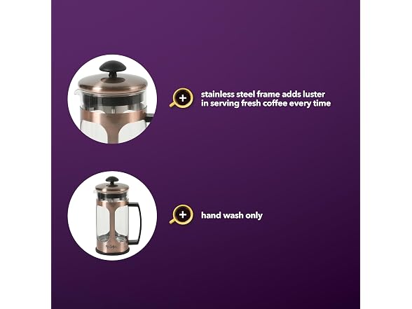 Mr. Coffee Daily Brew French Press Coffee Maker