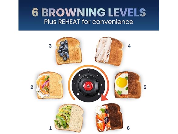 Elite Gourmet ECT2428 Extra Wide 1.25” Toaster