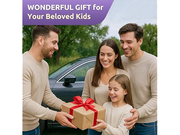 FAIORD Car Pillow for Kids, Purple