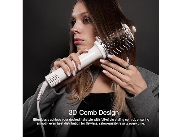 Ellena E1 Blow Dryer + Straighten Hair Brush Dual Mode: Your Choice