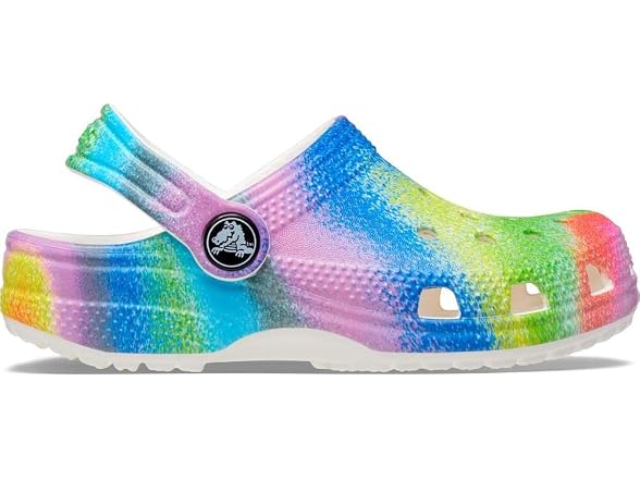  Crocs Unisex-Child Classic Tie Dye Clogs
