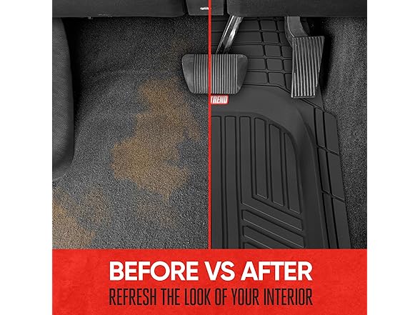 FlexTough Floor Mats Full Set Black