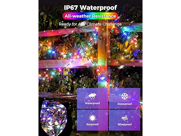 Brightever Christmas Lights 1100 LED 360FT