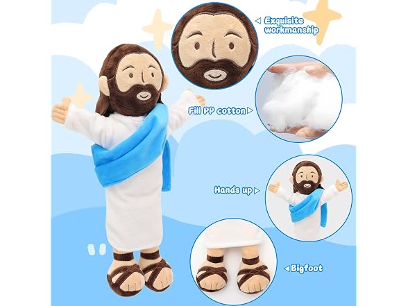 Yelakey 13" Jesus Plush - Gallery 3