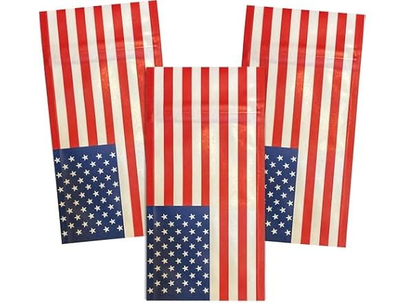 Generic 100 Pack Reusable Patriotic US
