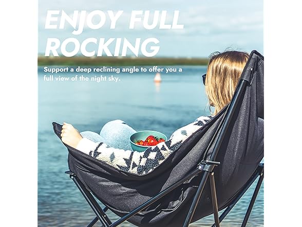 Dowinx Oversized Rocking Camping Chair