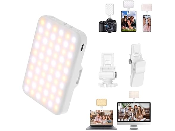 BANSINE Portable LED Photo Light - USB-Rechargeable