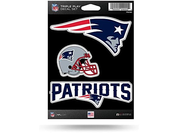 Rico Industries NFL Triple Play Decal Set