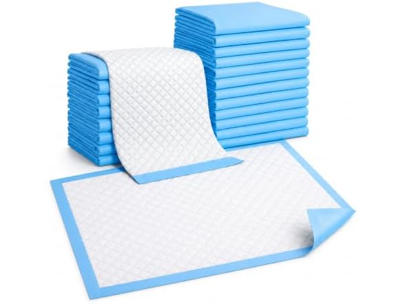 Suptinwear Puppy Pads, 6-Layer Dog Training Pads 150 Count