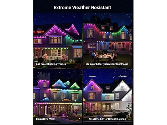 Permanent Outdoor Lights | 100ft
