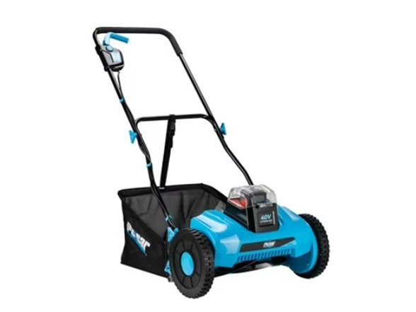 Pulsar 40v Cordless Reel Mower with 2.0Ah Battery and Grass Catcher | 16 Inch
