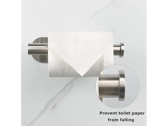Non Perforated Toilet Paper Holder for bathrooms a