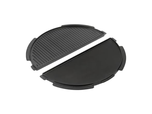 Big Green Egg Half Moon Cast Iron Plancha Eggs