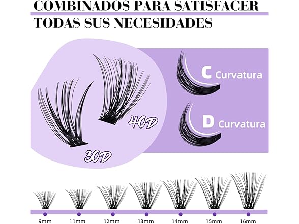 B&Qaugen Lash Cluster Kit, 280 PCS