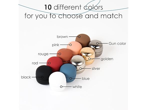 AEDOVE 10 Pairs Hijab Pins