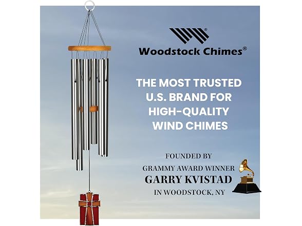 28" Woodstock Wind Chimes for Outside