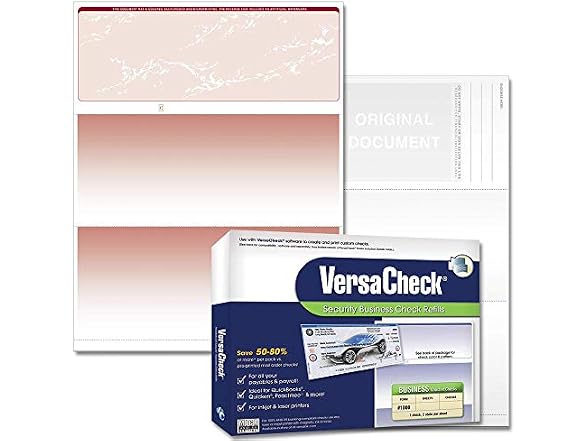 VersaCheck VersaCheck Secure Checks - 1000 Blank
