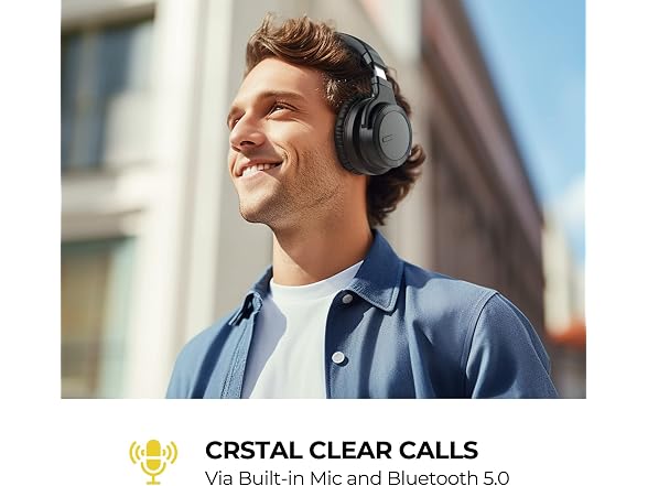 commalta E7 Active Noise Cancelling Headphones