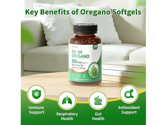 PWERD Oil of Oregano with Black Seed Oil