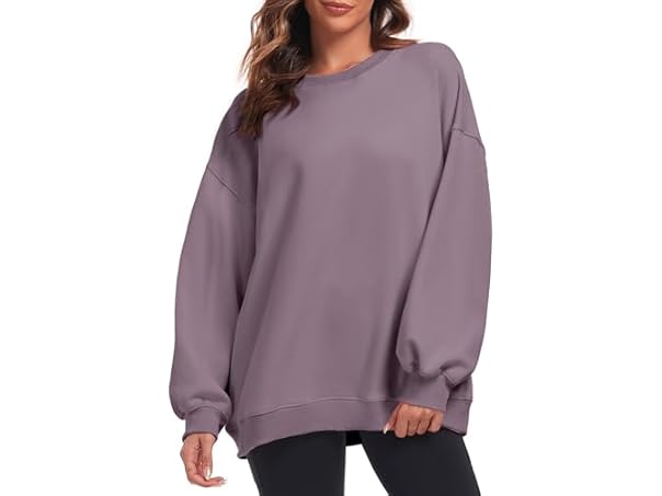 $8.99, Was $42.99, 79% Off! Fkeep Women Oversized Sweatshirt Women Crew Tops dealfomo