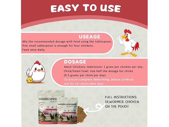 Genveticon Chicken Dewormer Powder 1lb