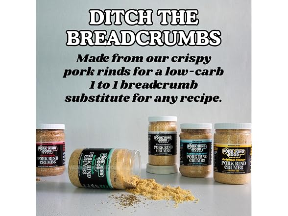 Pork King Good Low Carb Keto Diet Pork Rind Breadcrumbs!