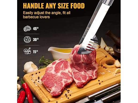 Motor Trend BBQ Grilling Accessories, 16-Inch Stainl