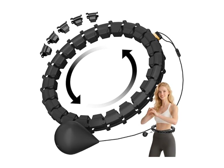 HCOIW Plus Size Silent Weighted Hula