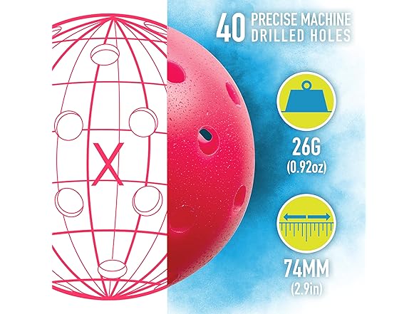 Franklin Outdoor Pickleballs X-40 12 Pack