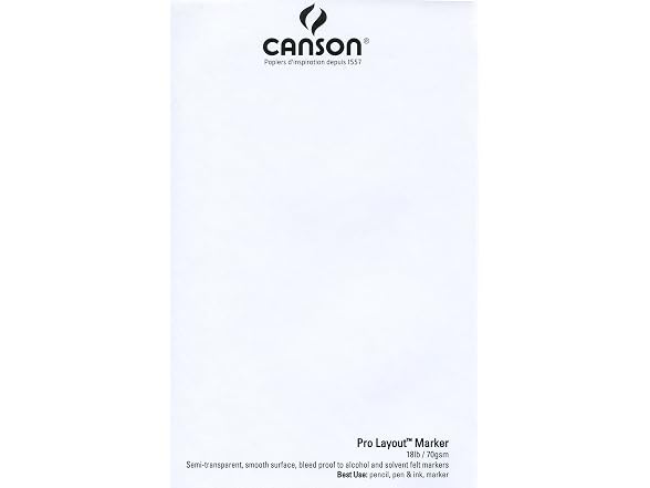Canson Artist Series Pro Layout Marker Pad