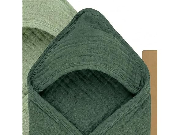 Mre & Moi Mre & Moi 2X Muslin Hooded Baby Bath