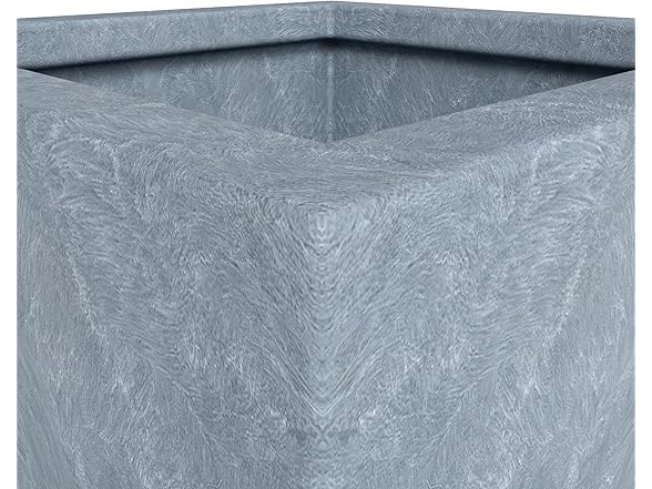 LeisureMod SP21AC Serene Planter Aged Concrete, 21"