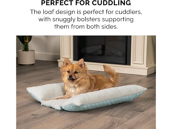 Furhaven Cat Bed - Aqua, Small