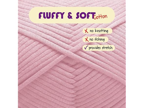 Hearth & Harbor Soft Yarn for Crocheting- Dusty Pink