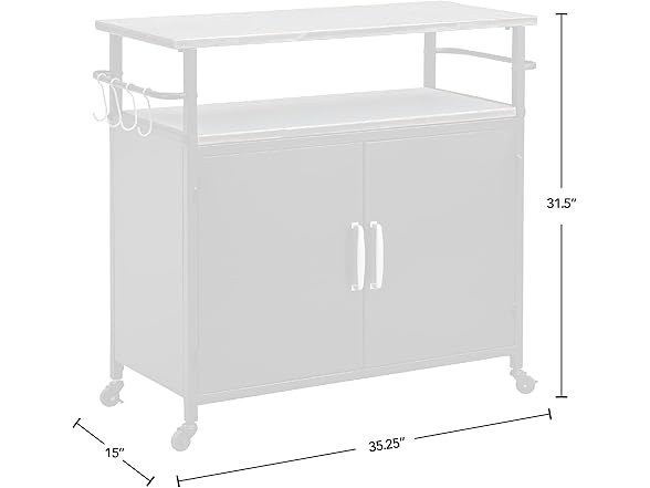 Grilling Kitchen Cart Island