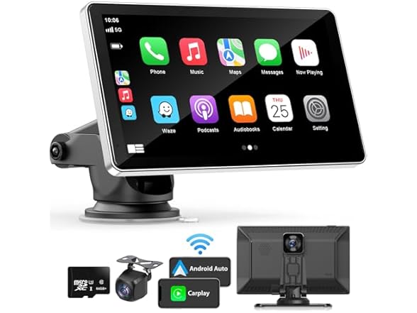 7" Portable Apple Carplay Screen
