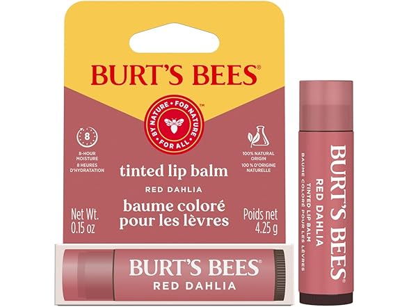 Burt's Bees Tinted Lip Balm Red Dahlia