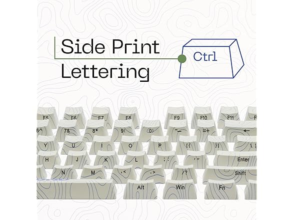 Higround PBT Dye Sub Keycaps for Mechanical Keyboards