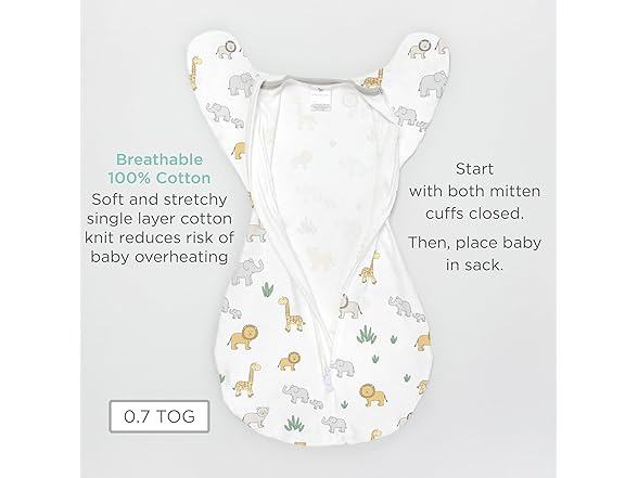 Amazing Baby Transitional Swaddle Sack
