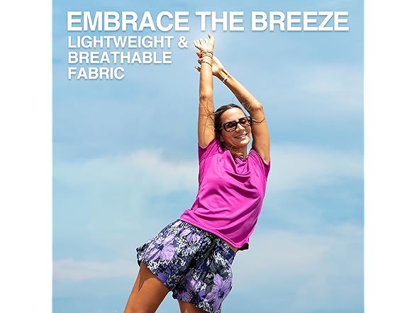 Kanu Surf Women's Purple Swim Shirt (M)