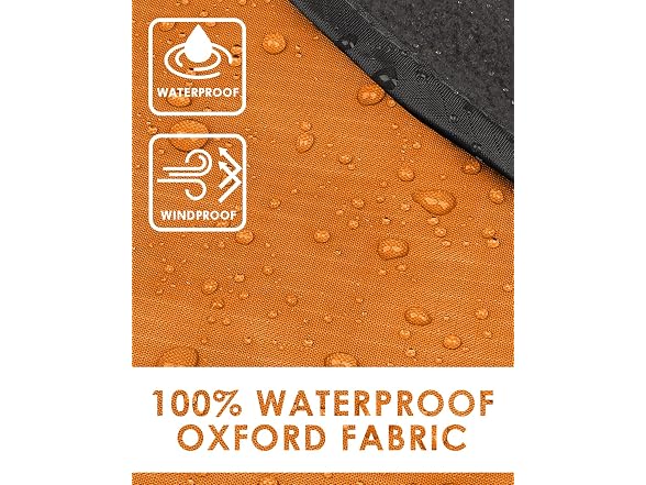 DUKUSEEK Waterproof Stadium Blanket Orange