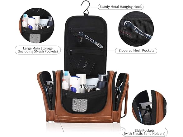 MIRASON Travel Makeup Organizer