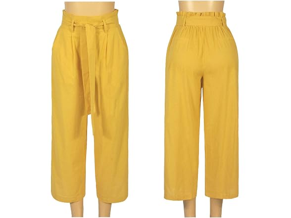 Ecowish Women (L) Palazzo Polka Dot Wide Leg Pants