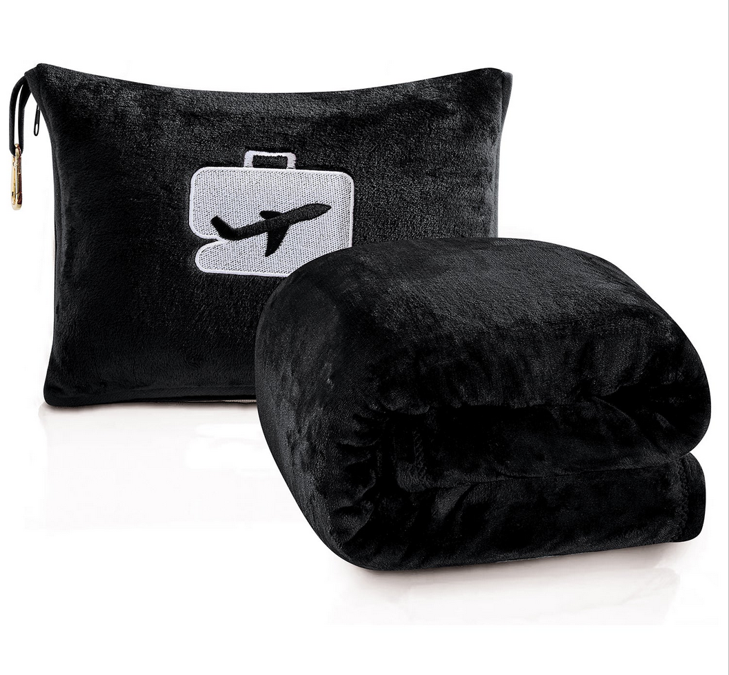 2-in-1 Soft Micro Plush Travel Blanket and Pillow - Gallery 12