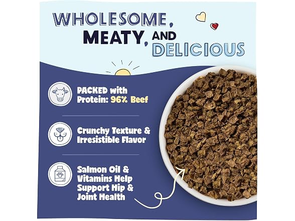 Pawstruck Air Dried Dog Food with Real Beef 2lb.