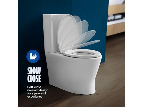 HIGHCRAFT Highcraft W4TSPR Round Plastic Toilet