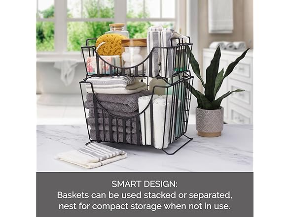 Gourmet Basics by Mikasa Stacking Baskets
